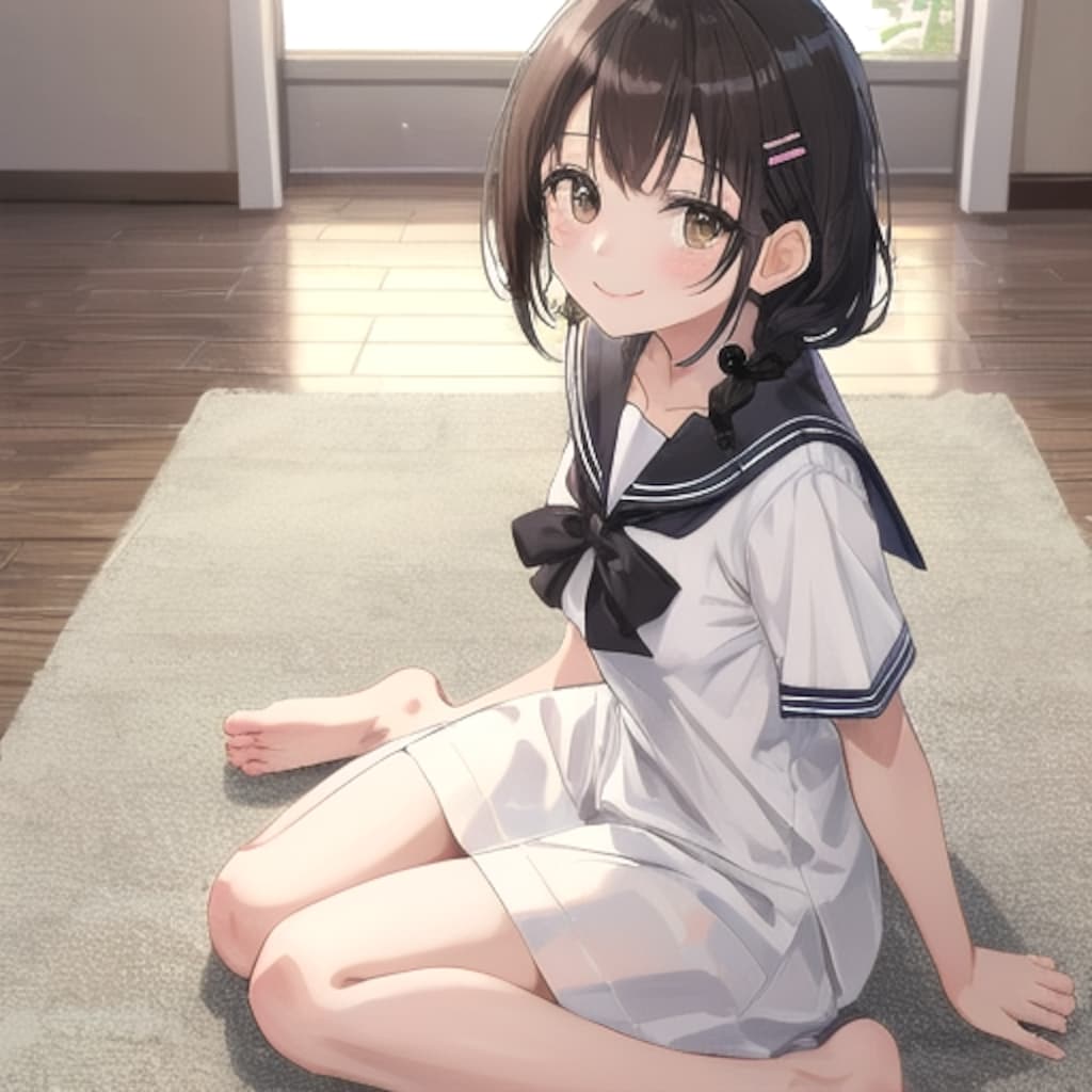にっこり
