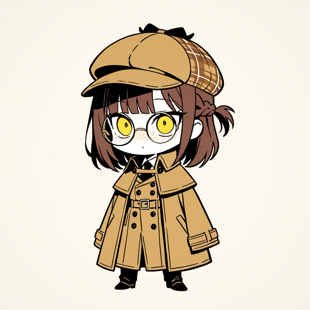 かわいい探偵さん | の人気AIイラスト・グラビア