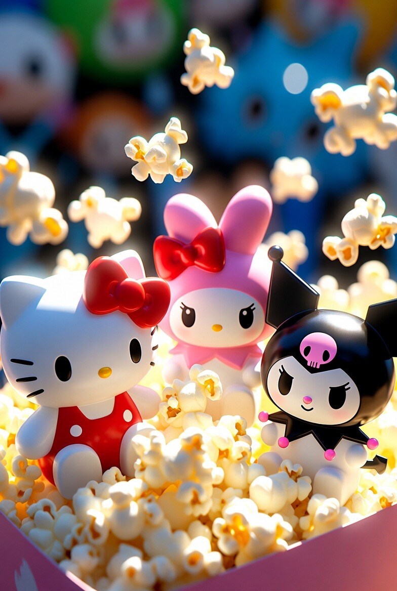 Hello Kitty & My melody & Kuromi | の人気AIイラスト・グラビア