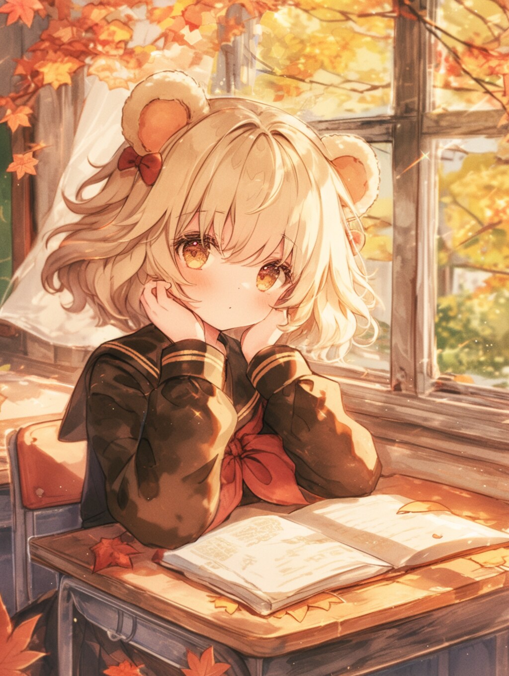 放課後、秋風とくま娘と思い出🐾