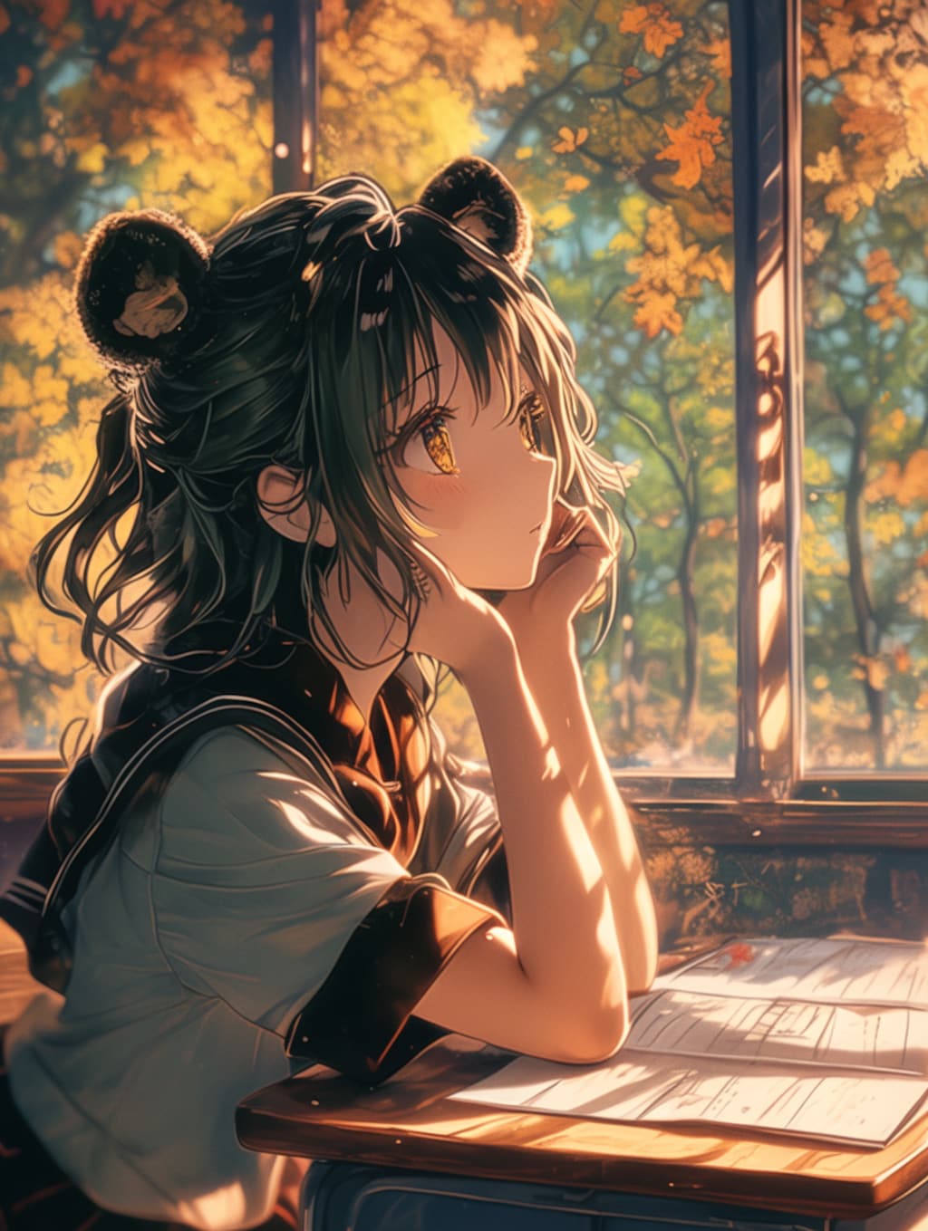 放課後、秋風とくま娘と思い出🐾