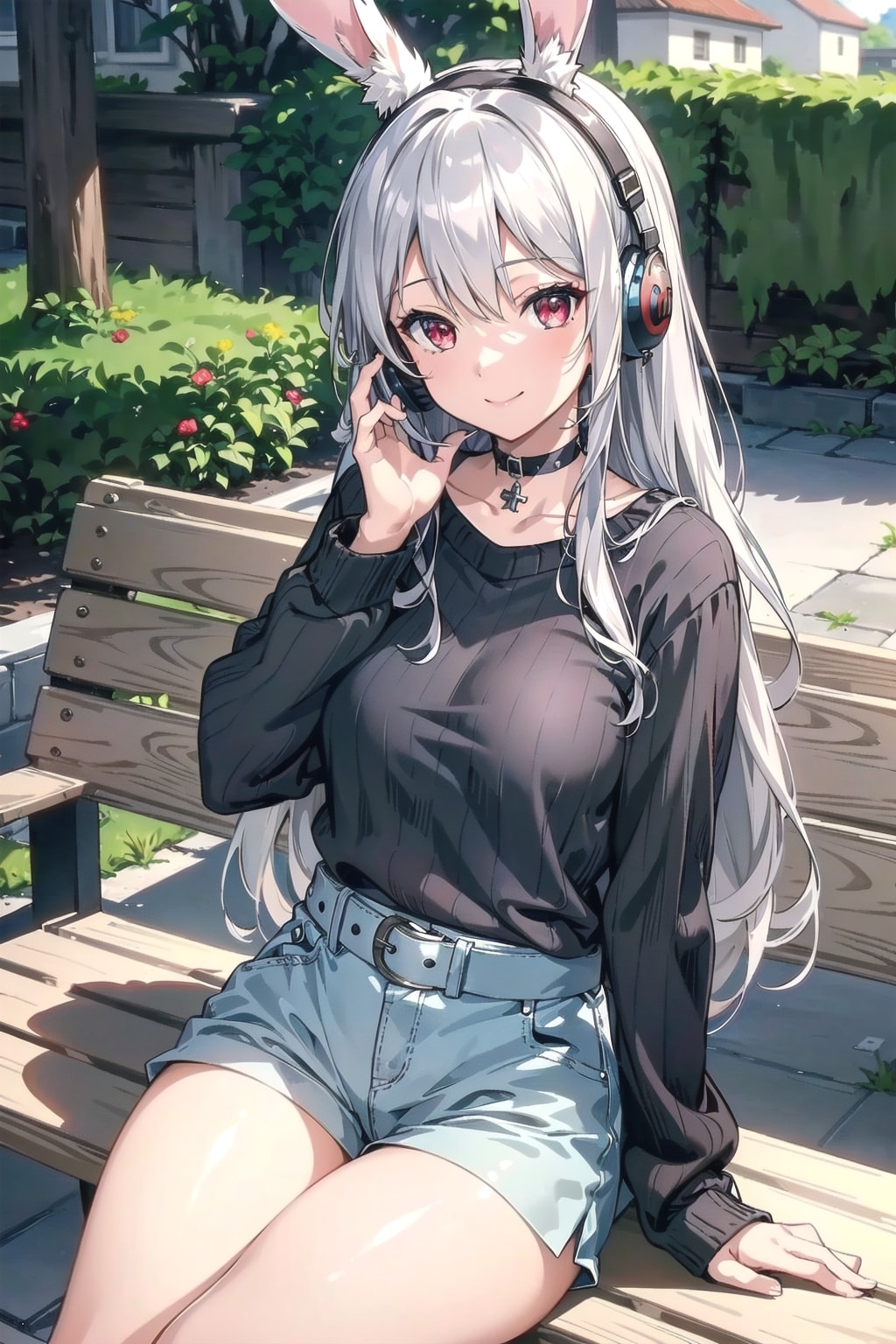 音楽聴いてるのです🐰🎶