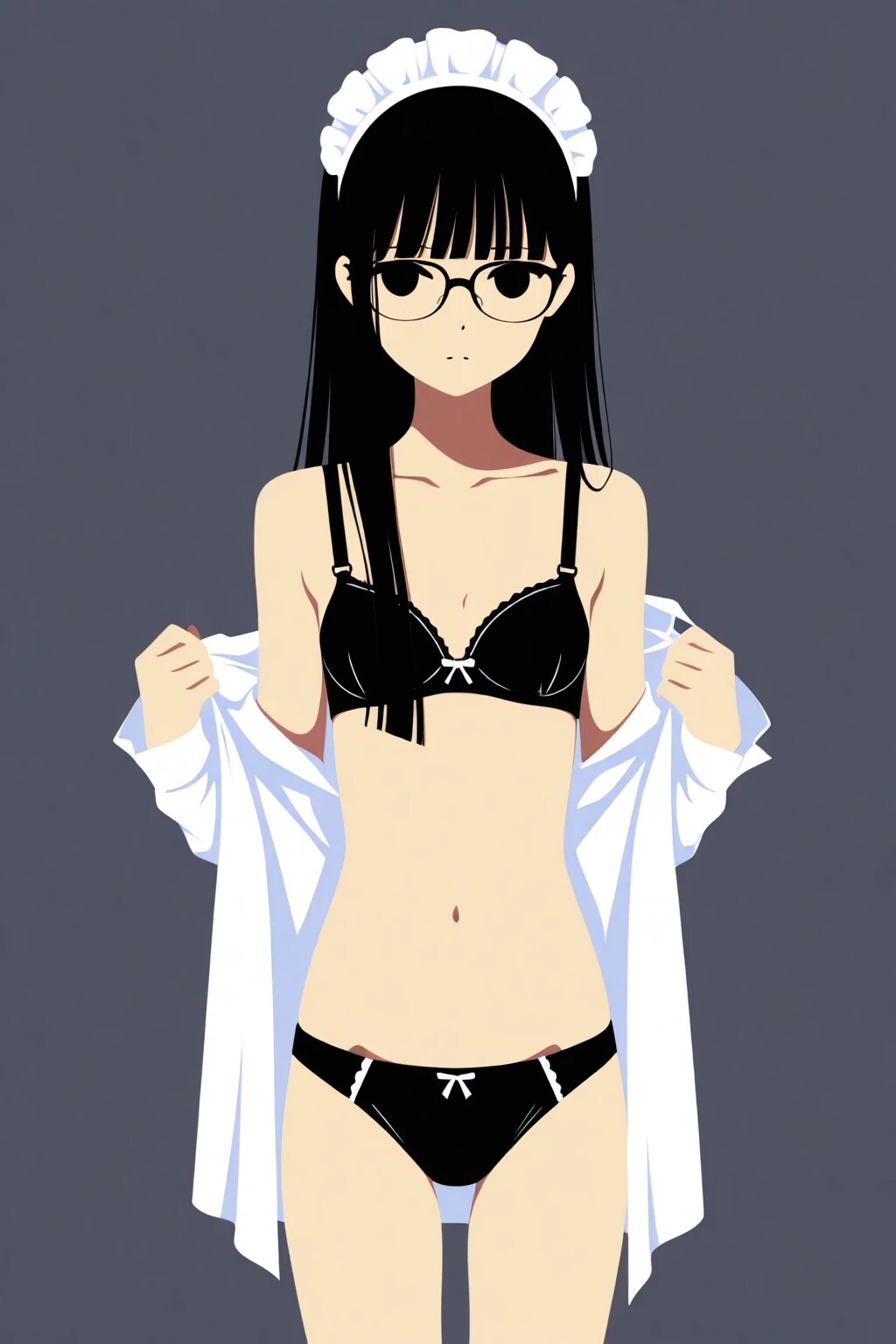 白と黒のコントラスト