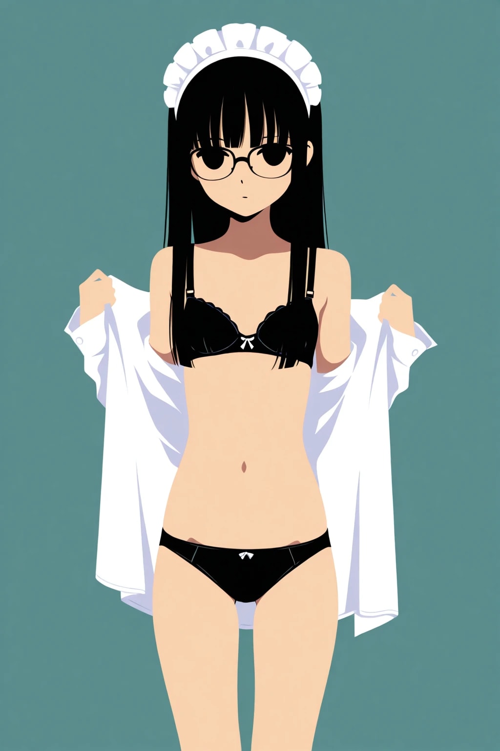 白と黒のコントラスト