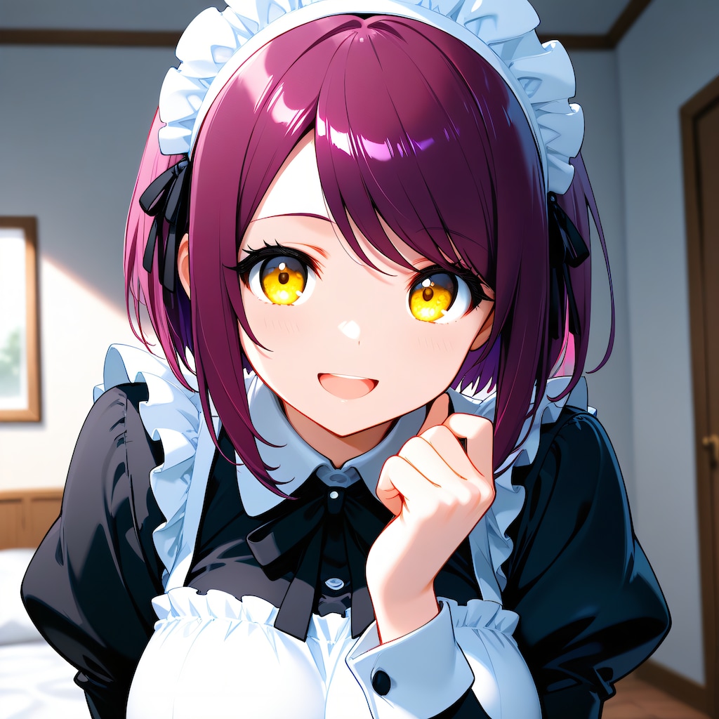 おはようございます（挨拶メイドの芽衣ちゃん）