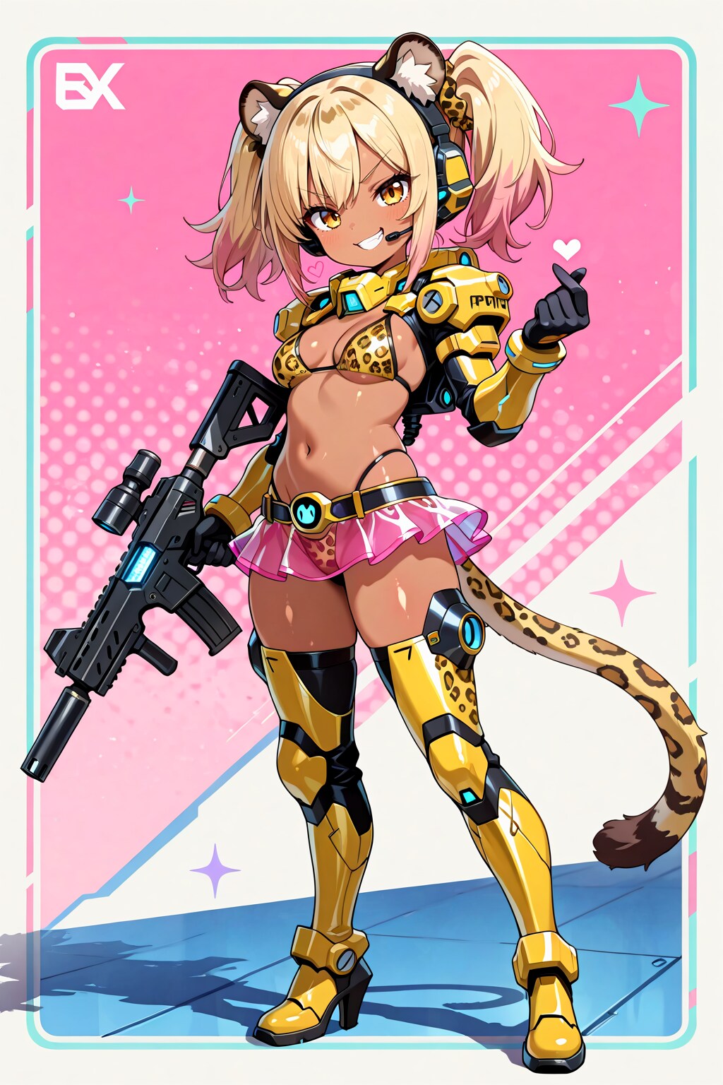 ギャル×ケモミミパワードスーツ！