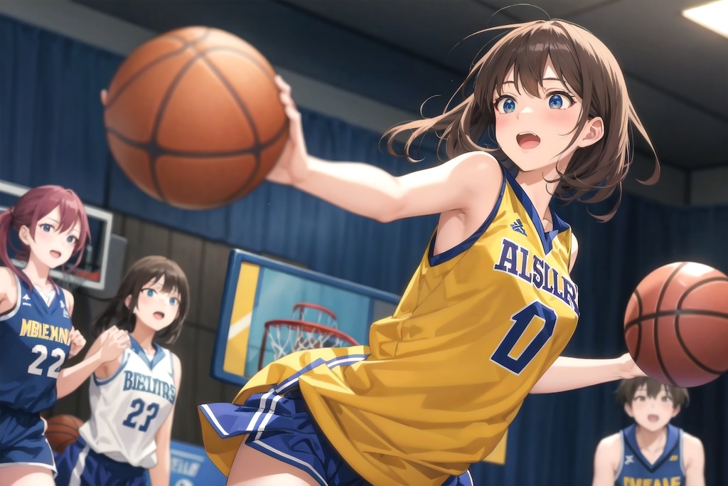 部活動　バスケ