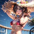 水着少女 3枚目