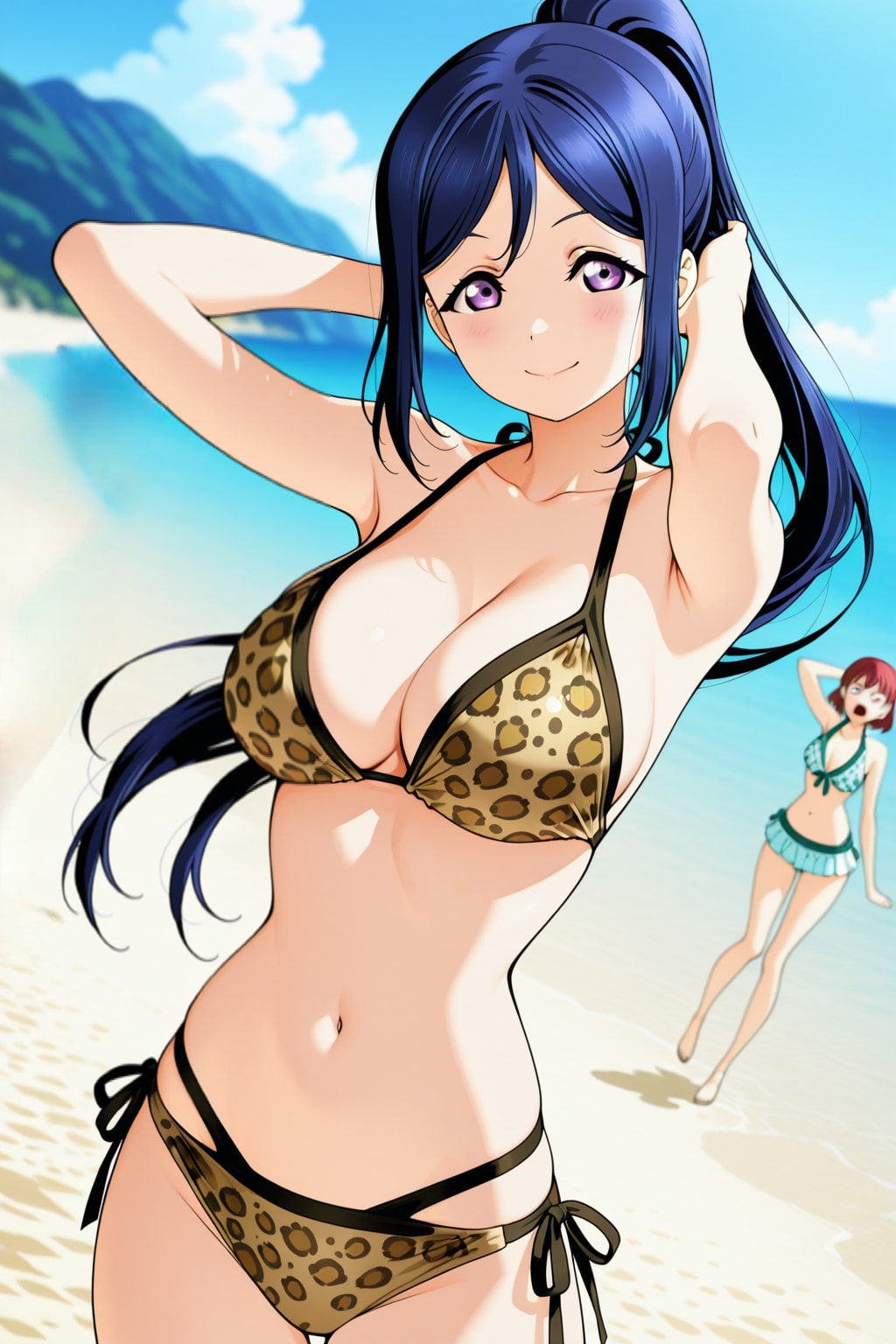 豹柄セクシー果南🐆👙🏖️😍