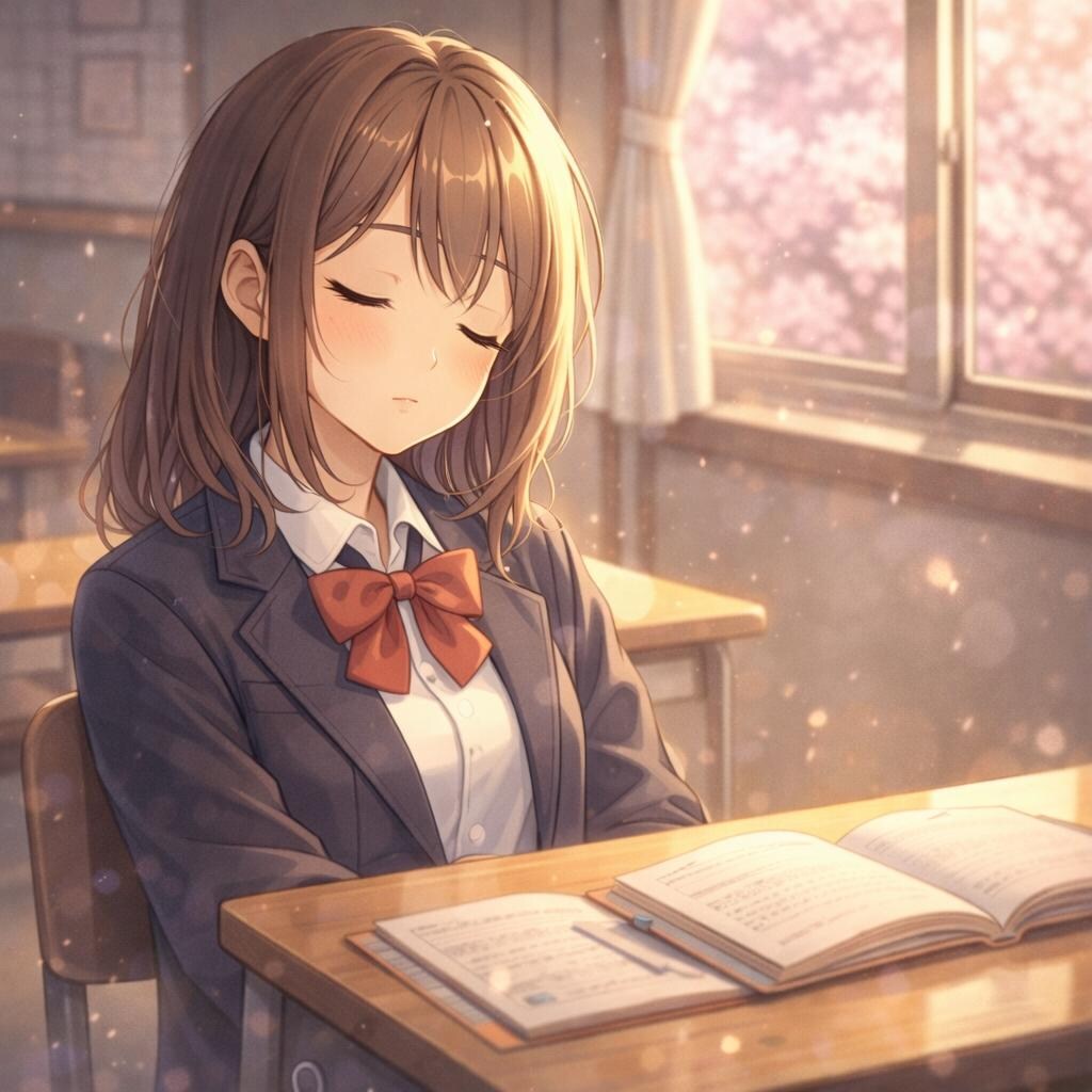 春眠・授業中寝落