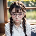 眼鏡三つ編みJK香織（語呂良し） 7枚目