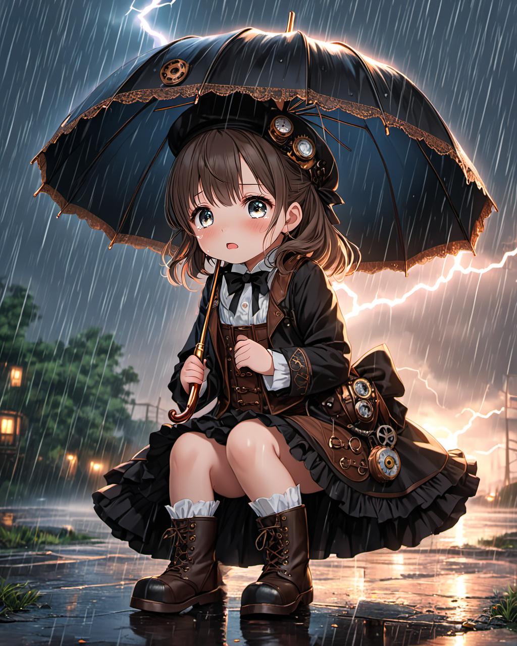 雷怖い！