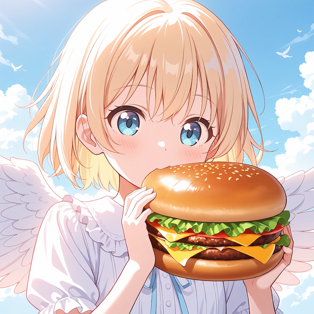 大きなハンバーガー