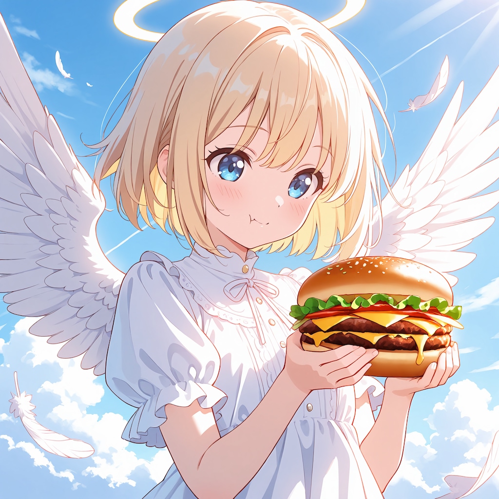 大きなハンバーガー