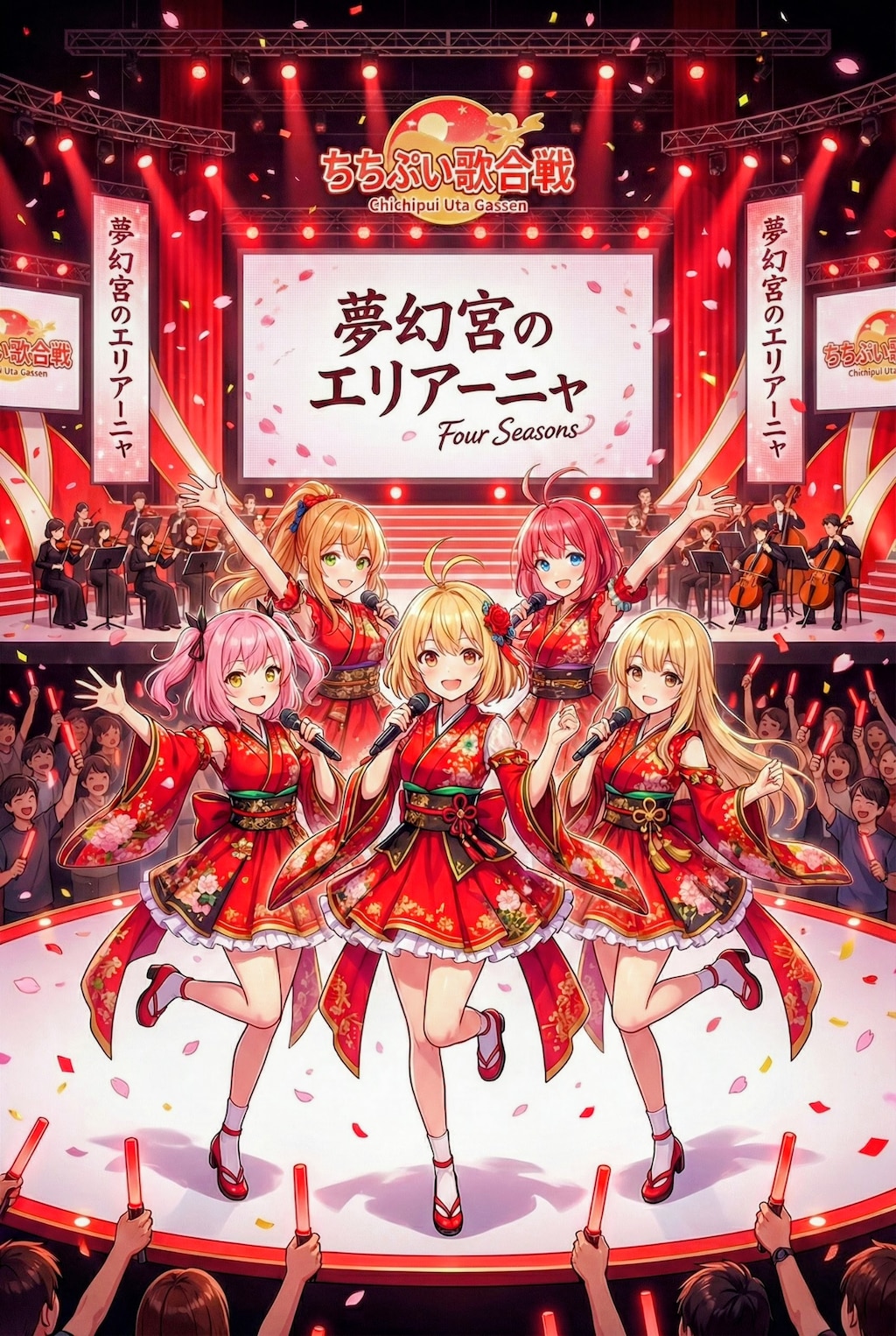 年末の歌合戦に出演したよ