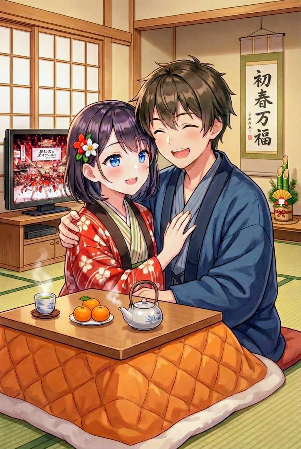 年末の歌合戦に出演したよ
