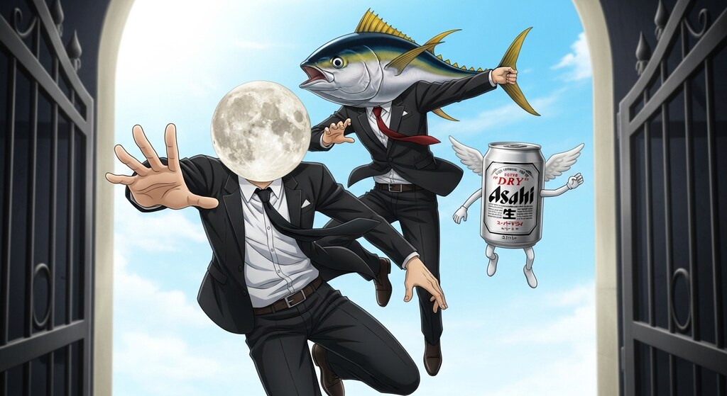 颯爽と🌕登場！