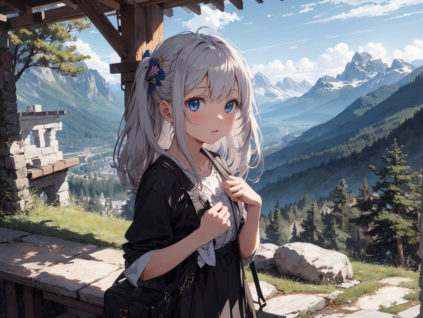 山間