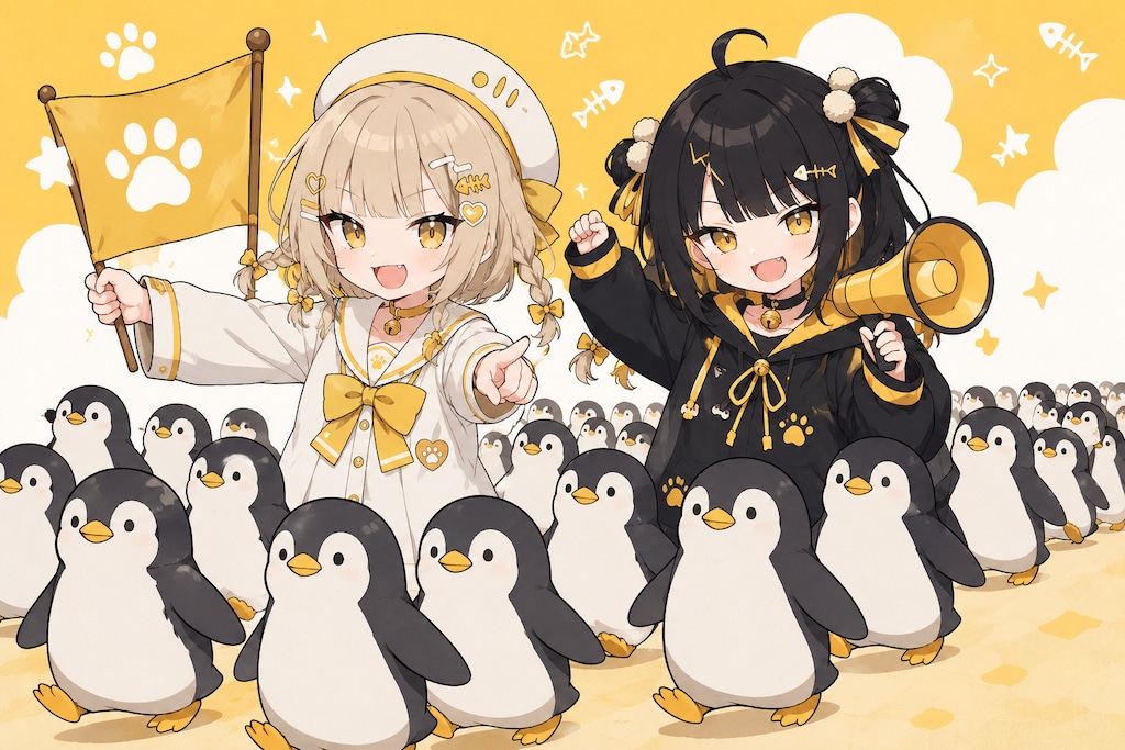 ペンギン行進