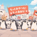 ペンギン行進 3枚目