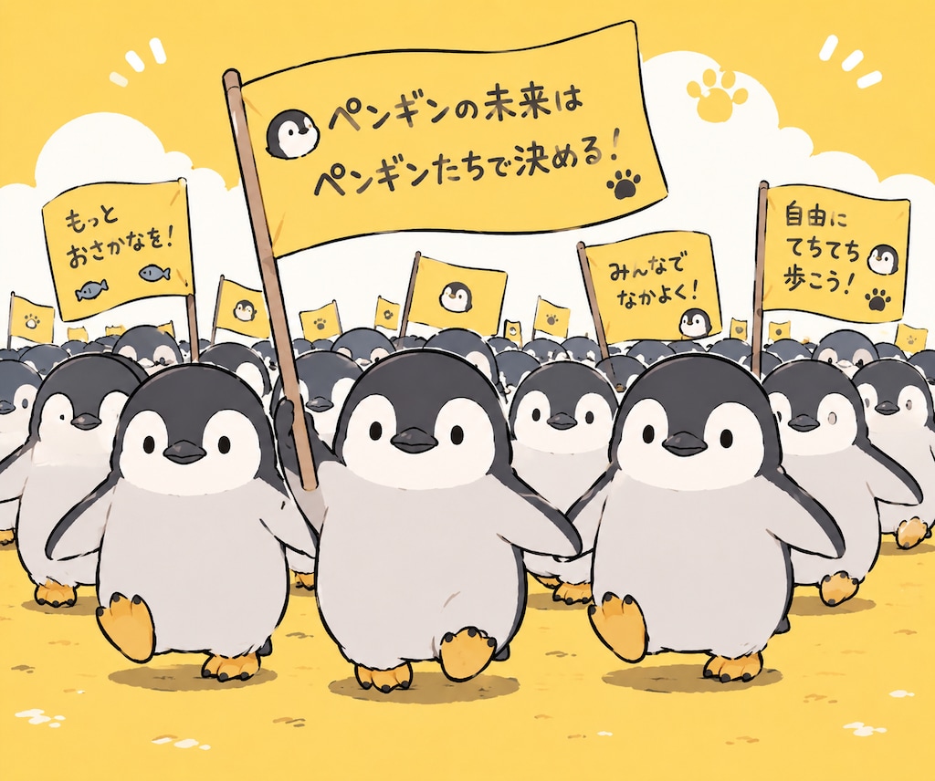 ペンギン行進