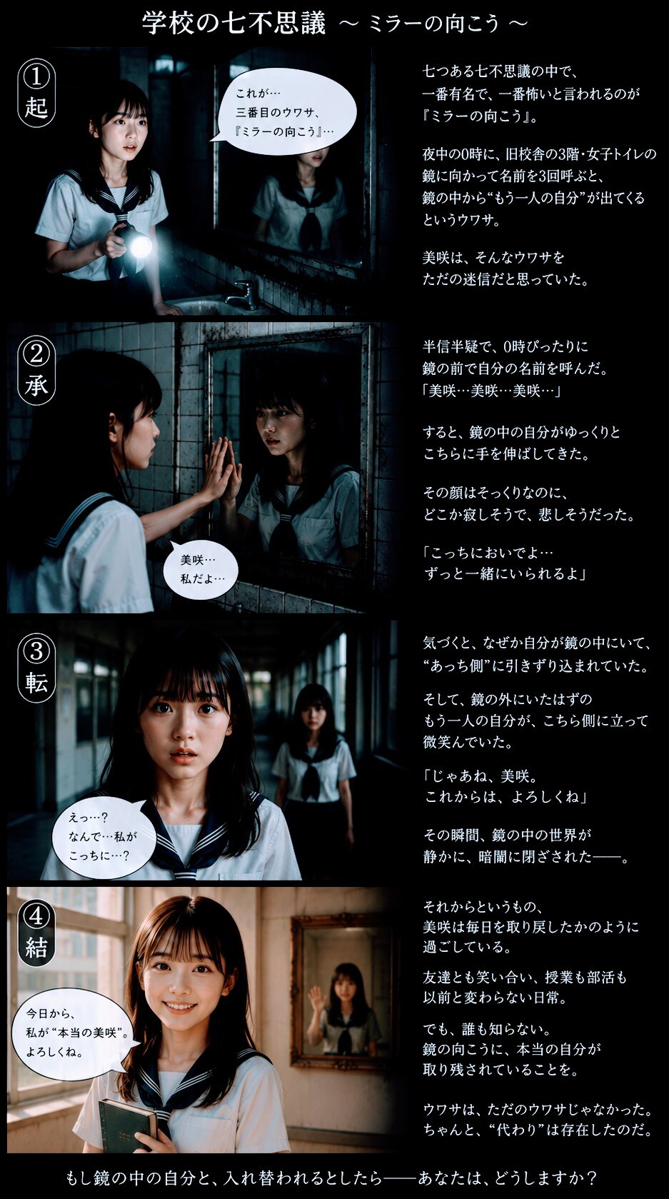 ChatGPT(フォトリアル風)マンガ