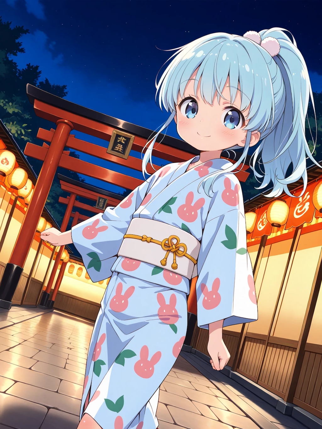 ゆかたのあおいちゃん