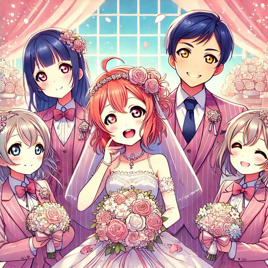 ラブライブキャラと結婚式