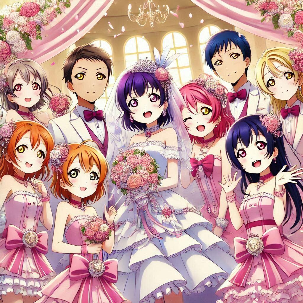 ラブライブキャラと結婚式