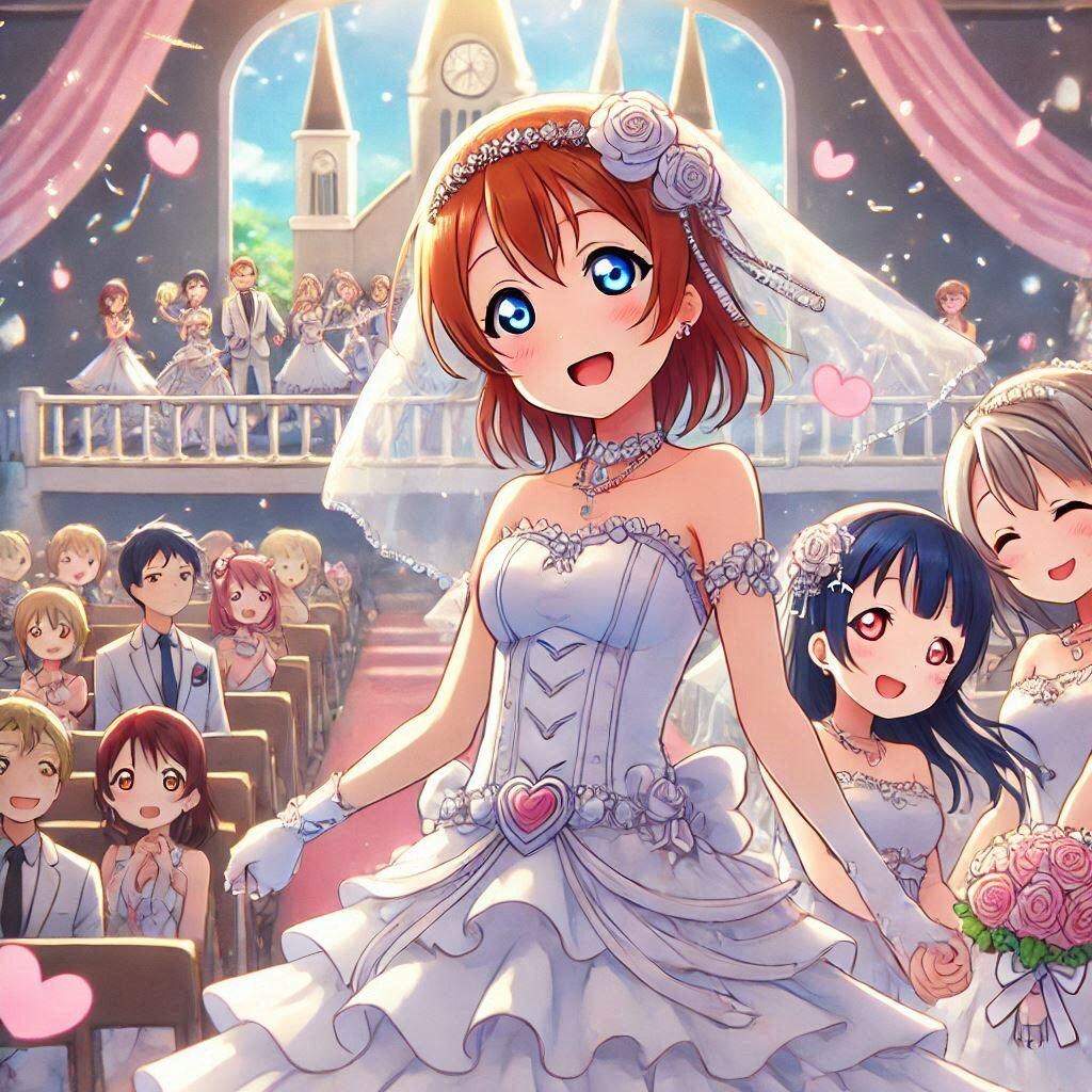 ラブライブキャラと結婚式
