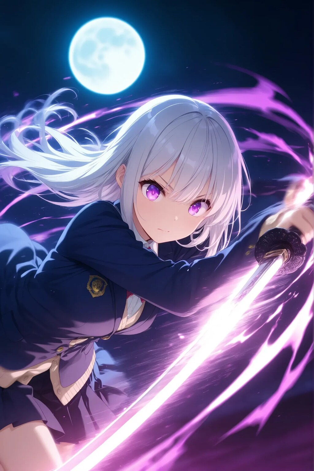 斬る！！銀髪少女