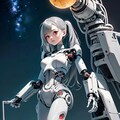 夜空の下のメカ娘 5枚目