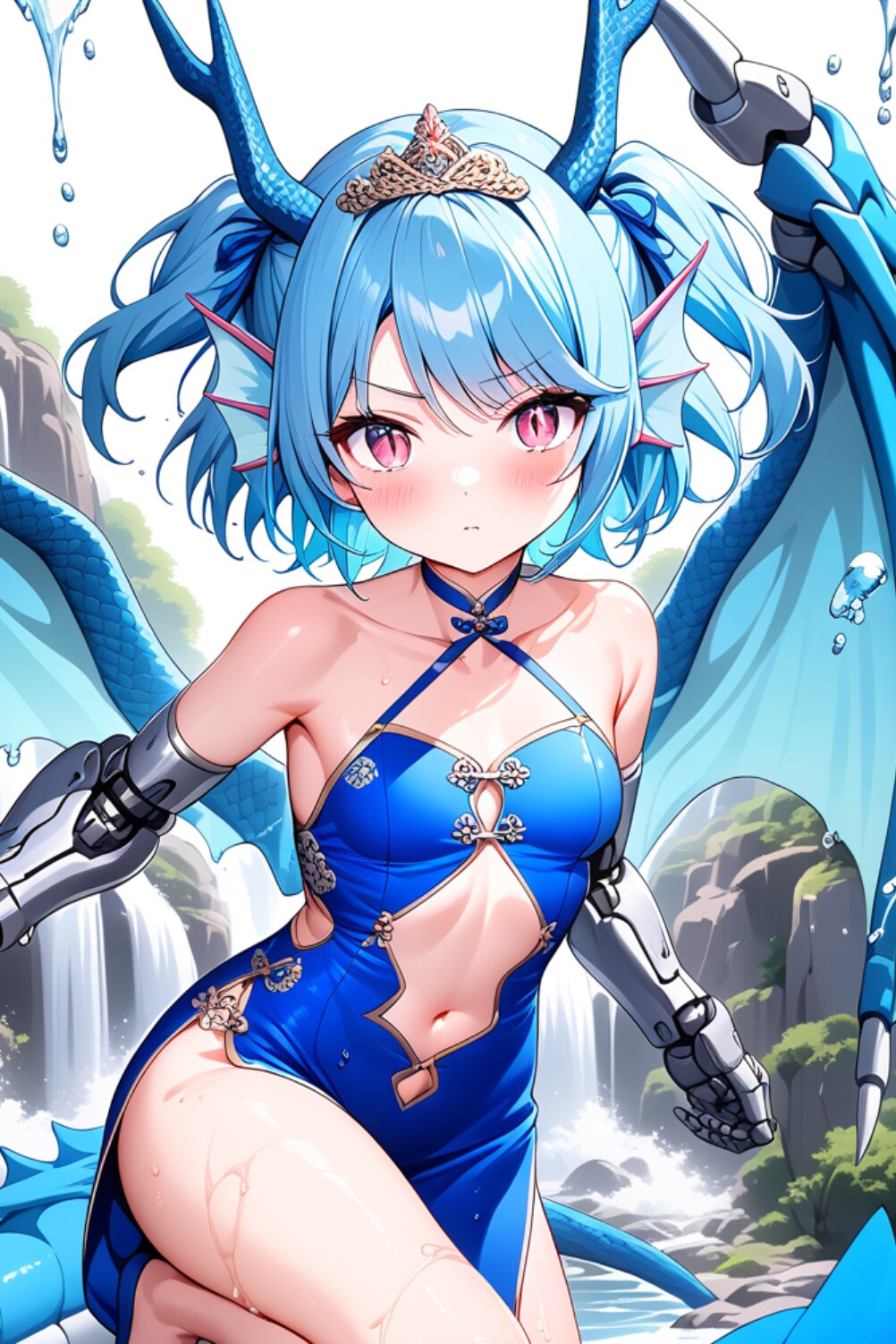 うちの子紹介⑤アクアドラゴン娘ちゃん
