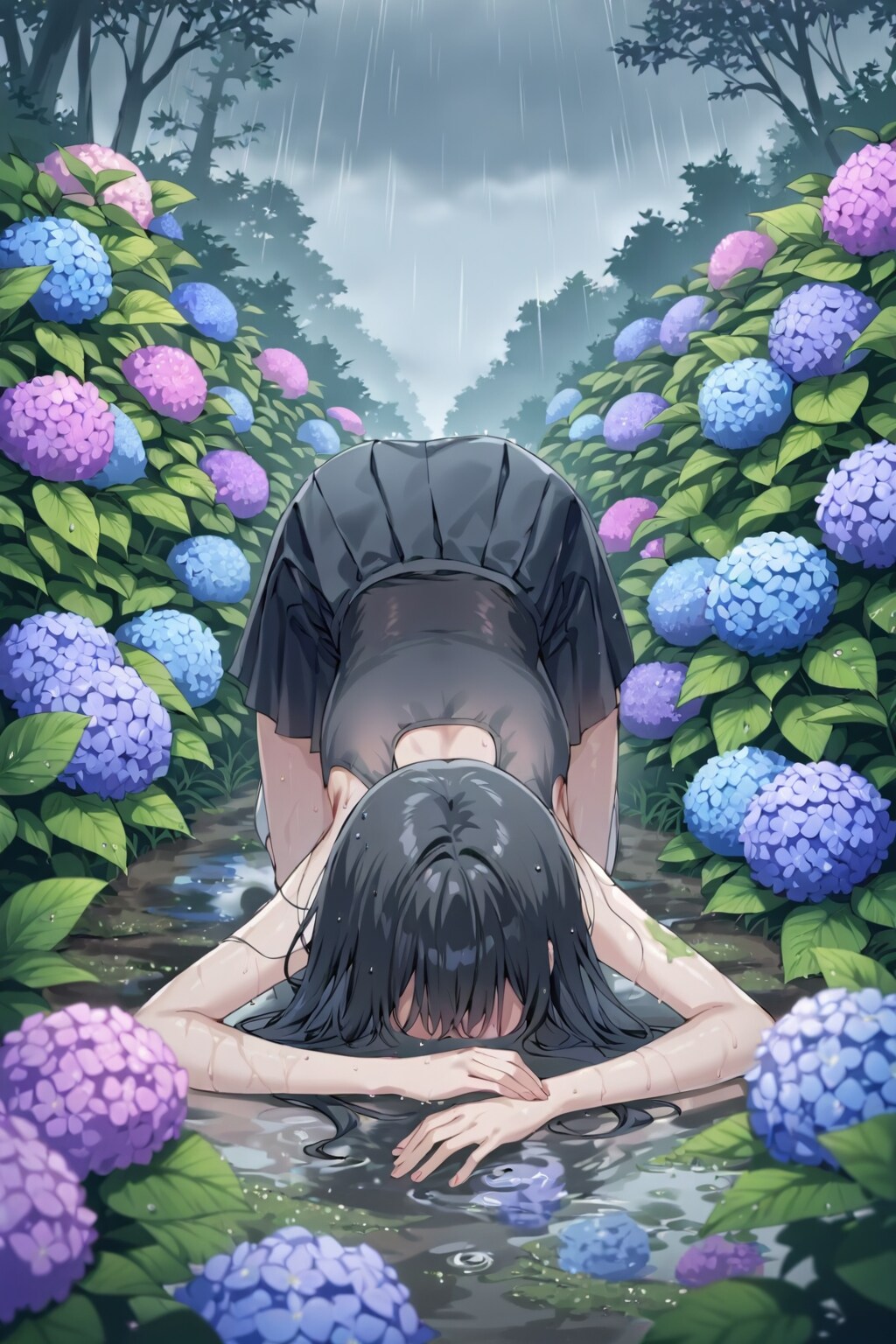 泥水を啜る