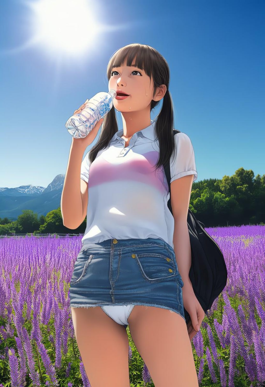 ハイカーガール06：森を目指して