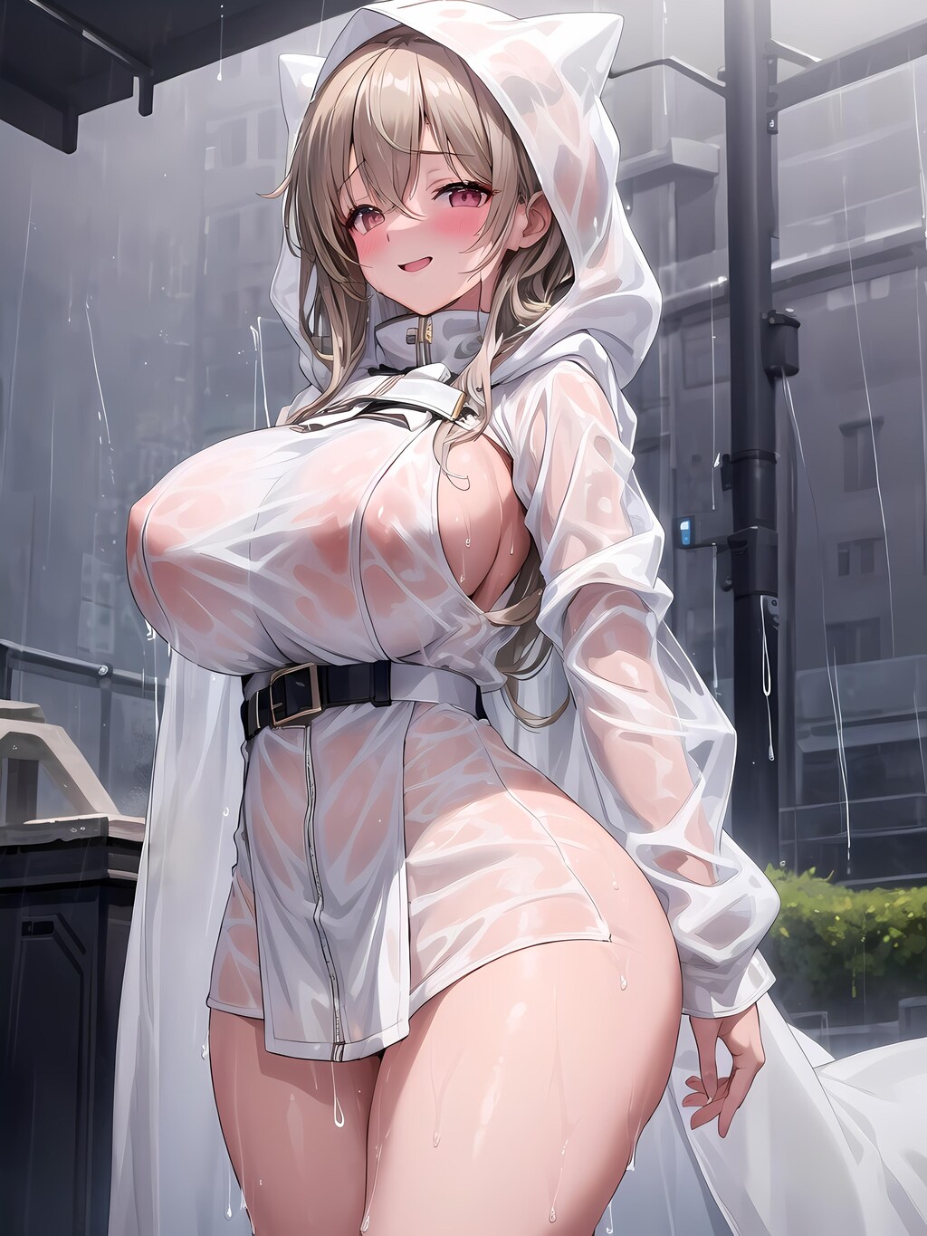 雨の日は変態さんが現れる♥