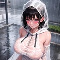 雨の日は変態さんが現れる♥ 4枚目