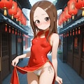 おしっこお漏らしチャレンジ【高〇さん】(チャイナ服) 2枚目