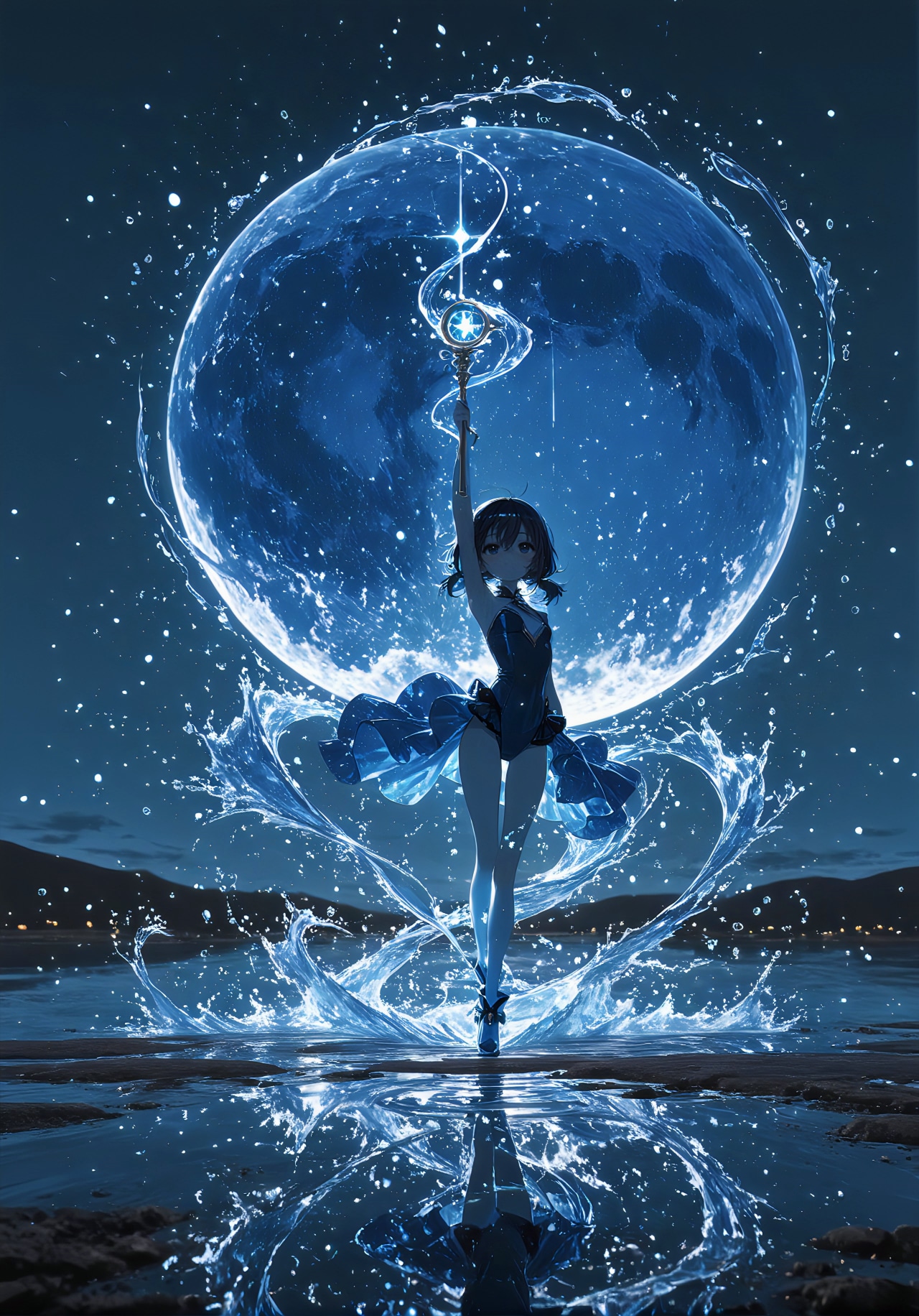 蒼月の魔法のステッキ