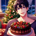 クリスマスケーキと、黒髪短髪男性★その1(12枚) 9枚目