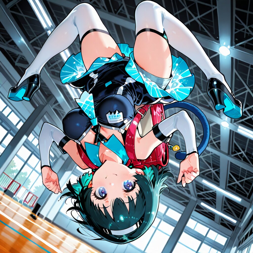 バック宙デルタもん