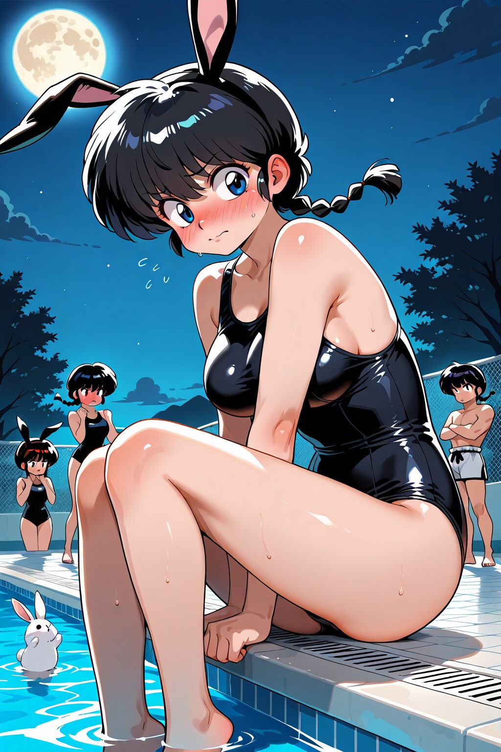スク水バニーガール乱麗