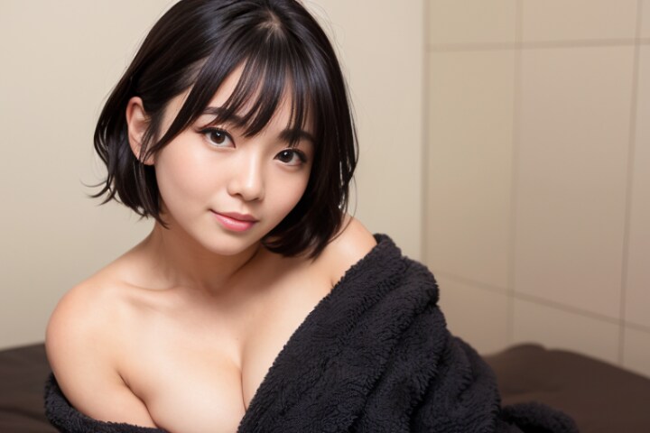 お風呂上がり美女