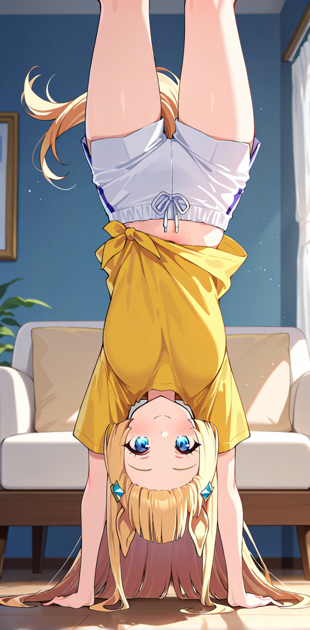 逆立ちのテスト