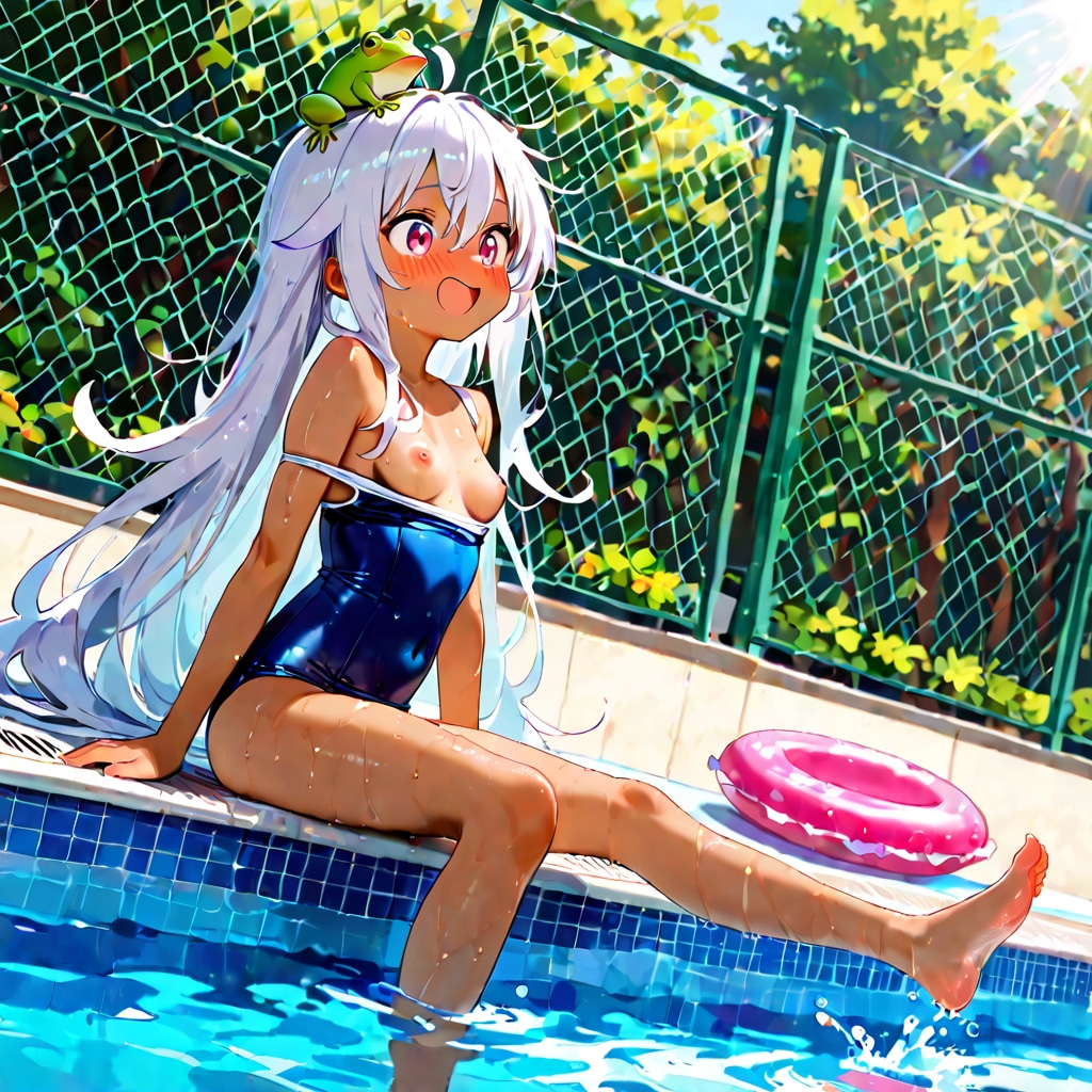 潤うスク水⑦