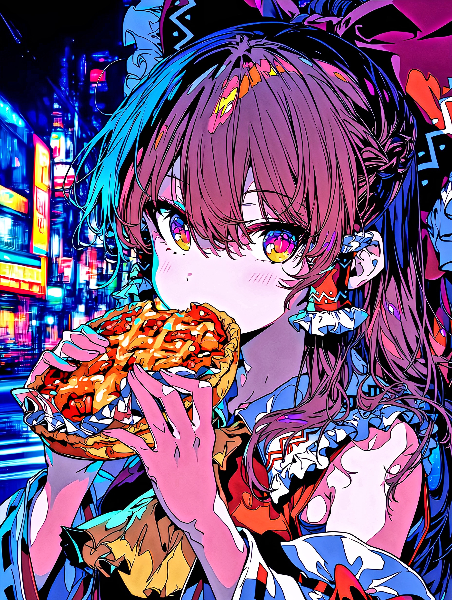 霊夢　デジタルアート風 | の人気AIイラスト・グラビア