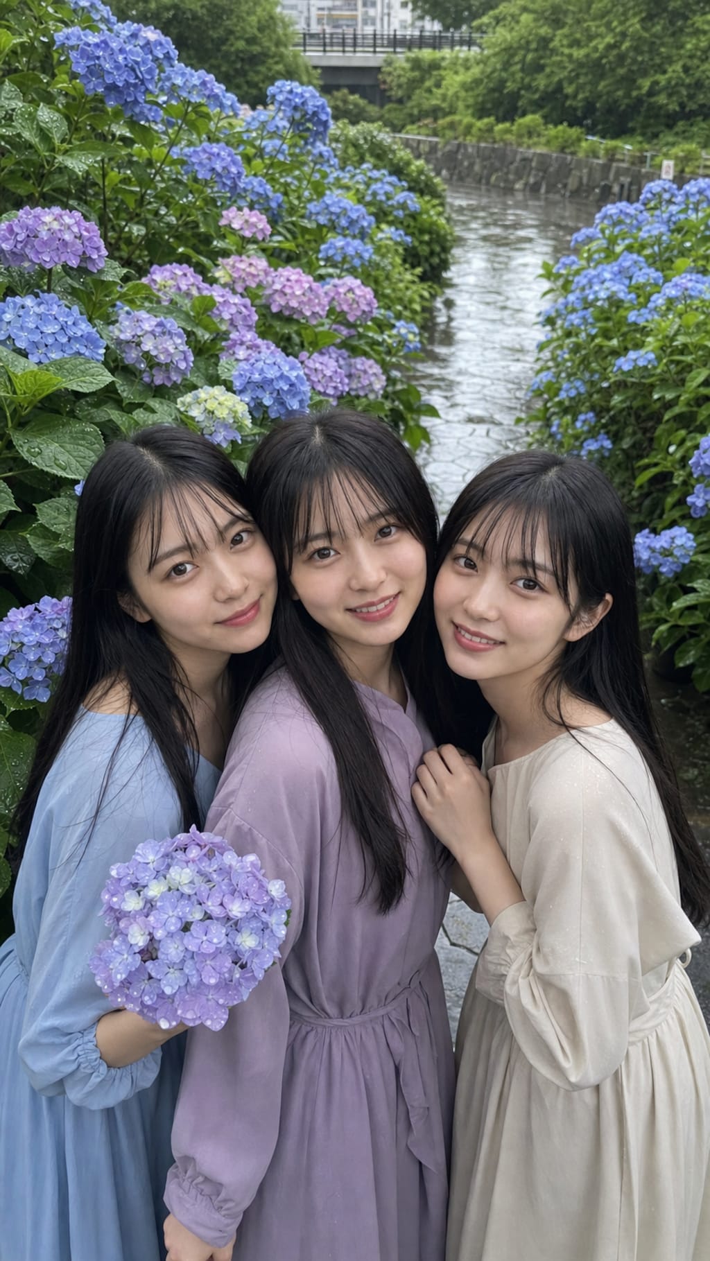 Friendship in Lavender and Blue