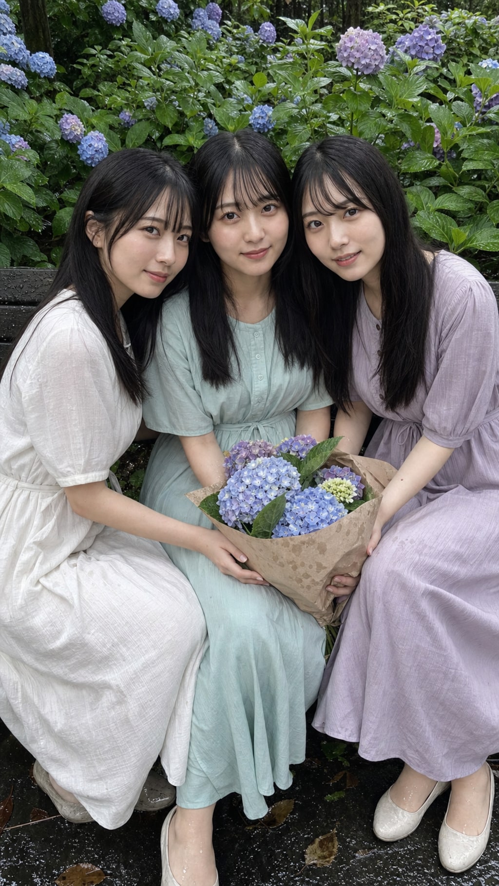 Friendship in Lavender and Blue