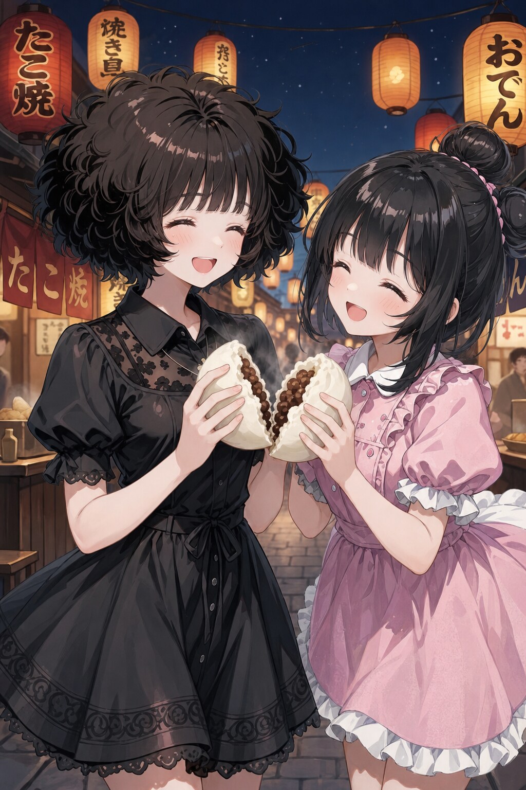 はんぶんこしてもらったのです