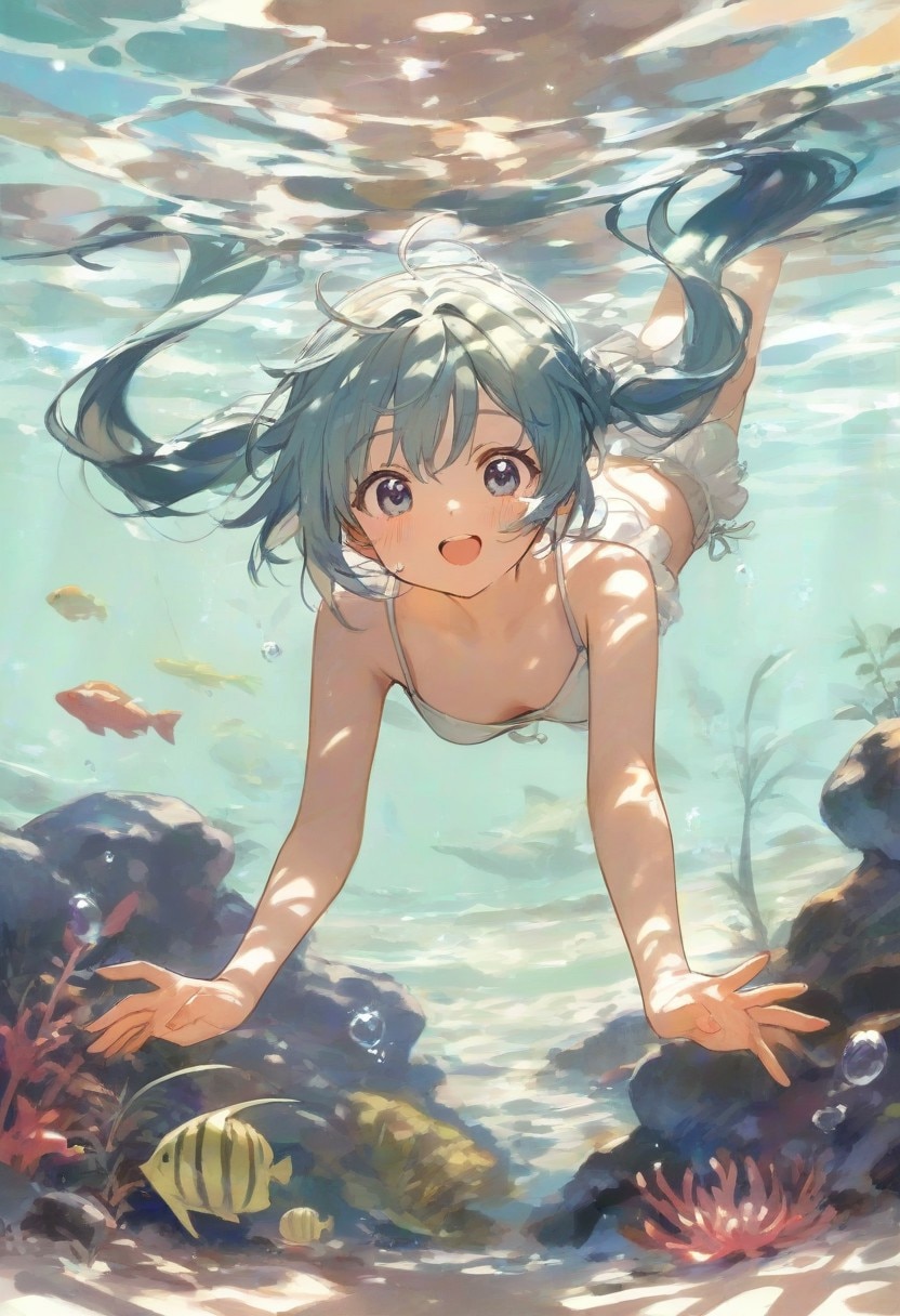 under the sea(水彩タッチ)(15)